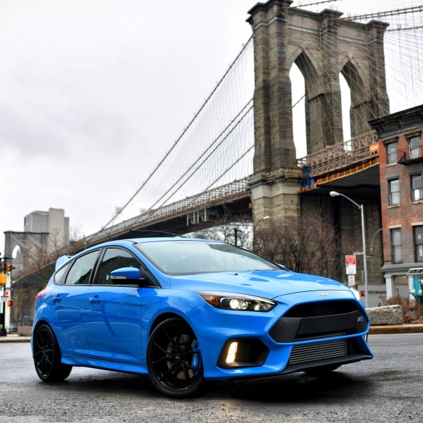 NEW YORK CITY, NY., April 2, 2015 -- The all-new 2016 Ford Focus RS stops by iconic New York City landmarks as it arrives on U.S. soil for the 2015 New York International Auto Show.