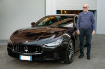 Arrigo Sacchi ritira la sua Maserati Ghibli (Custom)