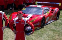 Montermini con la nuova Ferrari a Melbourne (Custom)