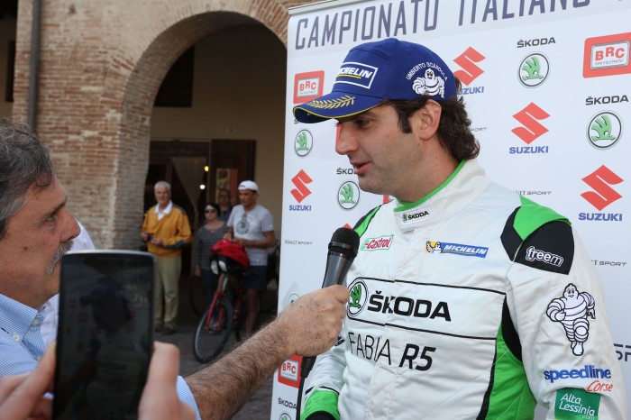 Umberto Scandola (Skoda Fabia R5 #3, Scuderia Car Racing Ssd)