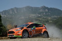 Simone Campedelli, Danilo Fappani (Ford Fiesta GPL R R5 #4, Orange 1 Racing)